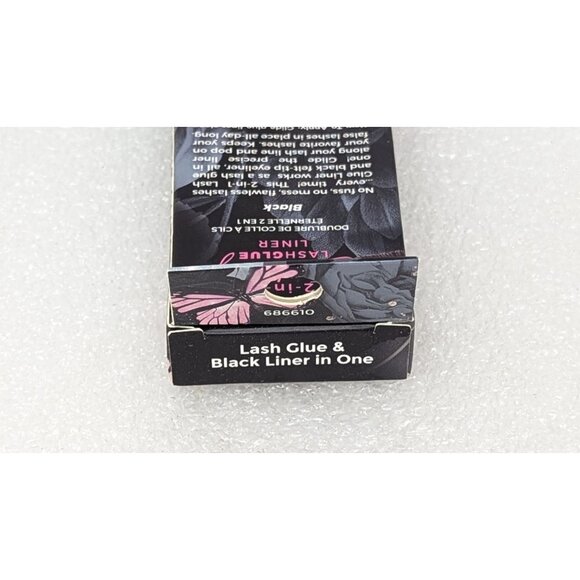 Ioni 2-In-1 Everlasting Lash Glue & Liner Vegan Paraben-Free Black Felt Tip - Picture 2 of 3